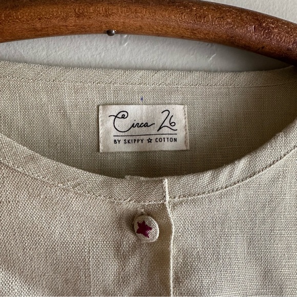 Circa 26 by Skippy Cotton oversized 100% linen tunic - Picture 4 of 9